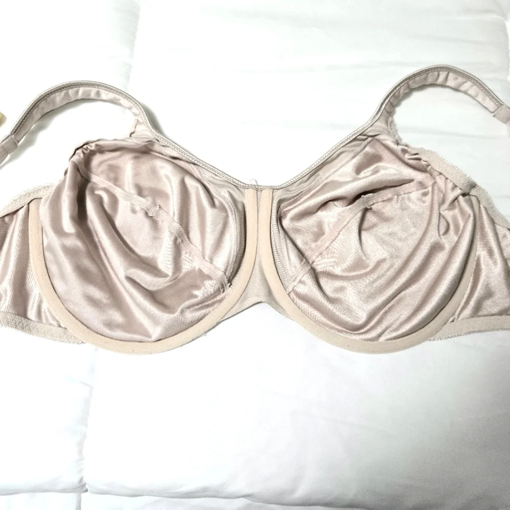 Bali Underwire Minimizer Bra. 42 DD, Nude